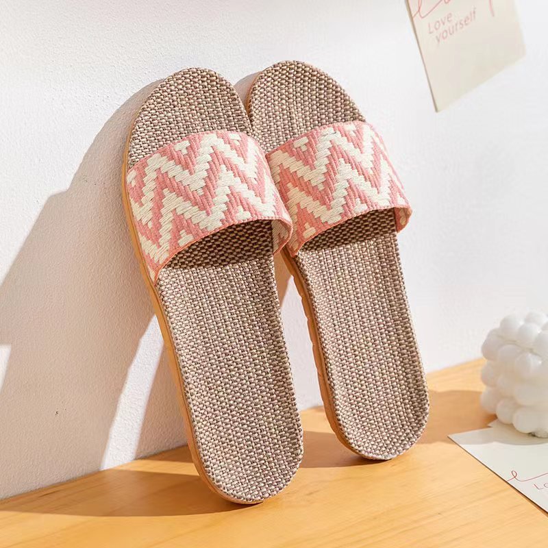 Couple Non-slip Cotton Linen Eva Soft Bottom Fashion Japan And South Korea Sandals